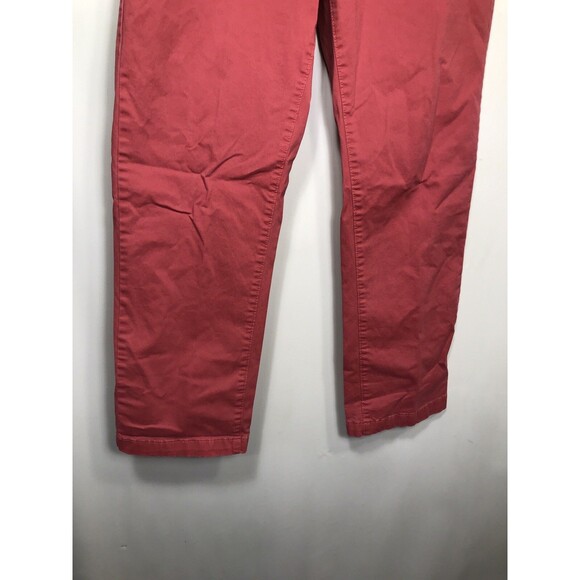 Crown & Ivy Womens Size Small Ankle Pants Stretch Coral Pockets - Picture 4 of 9